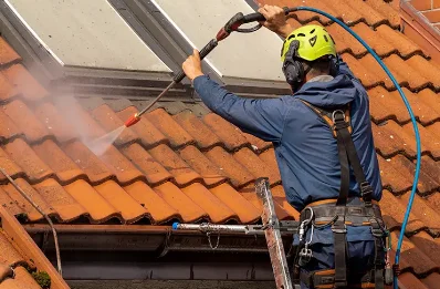 Démoussage et hydrofuge de toiture aux Nans